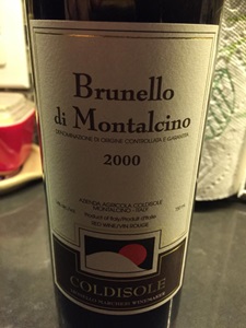 Coldisole Brunello Di Montalcino Brunello 2000